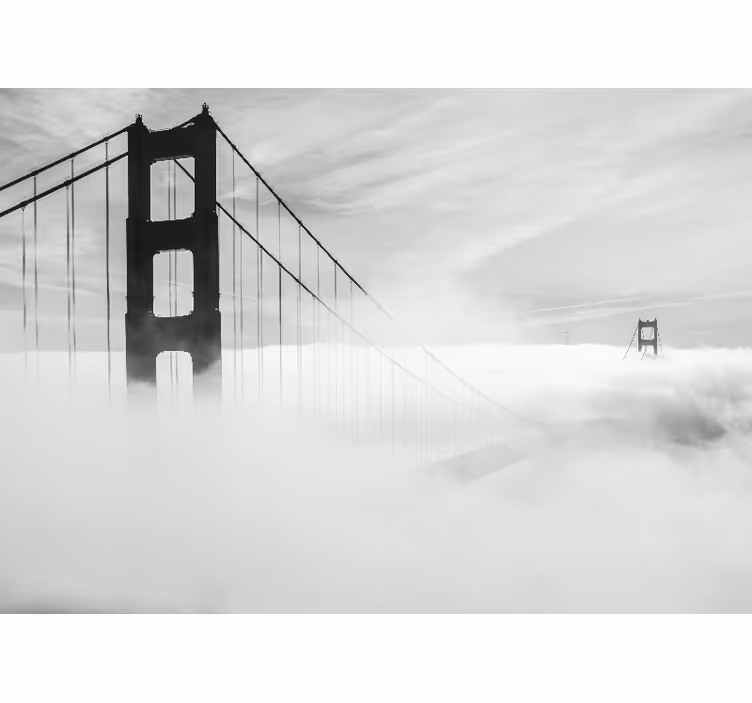 Fotomurale città estensione golden gate - TenStickers