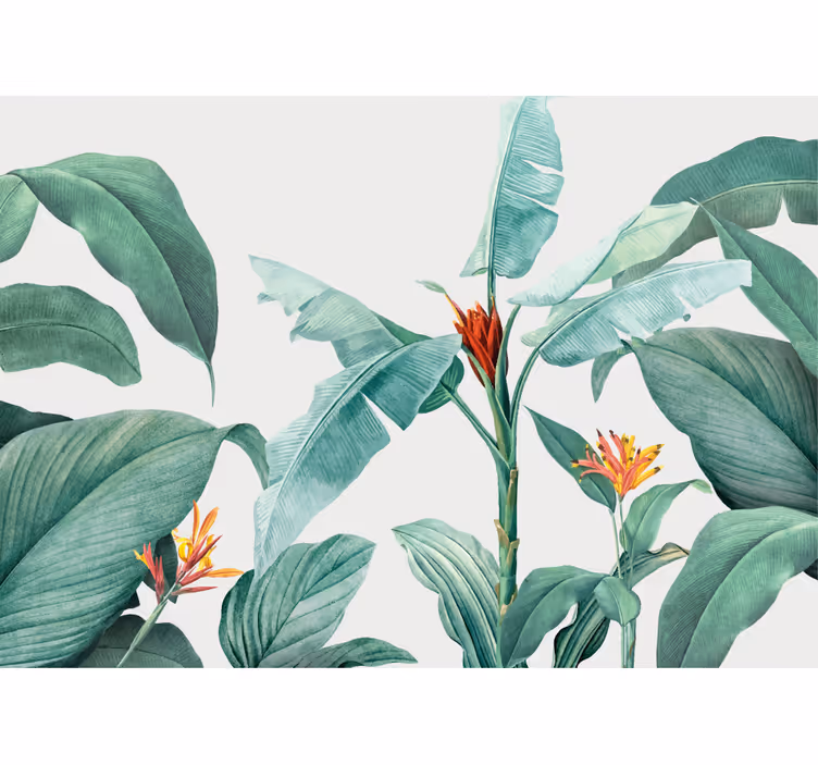 Fotomurali fiori diversi composizione tropicale - TenStickers