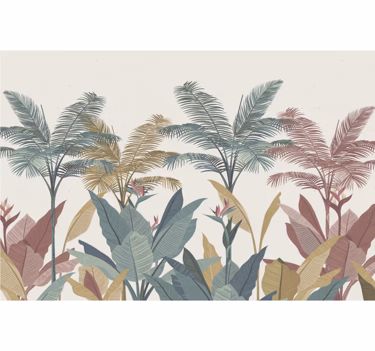 Carta da parati natura paradiso delle palme tropicali - TenStickers
