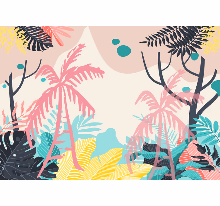 Fotomurali natura vita delle piante tropicali - TenStickers