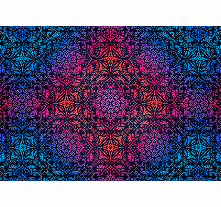 Fotomurali mandala motivi rotondi elaborati - TenStickers
