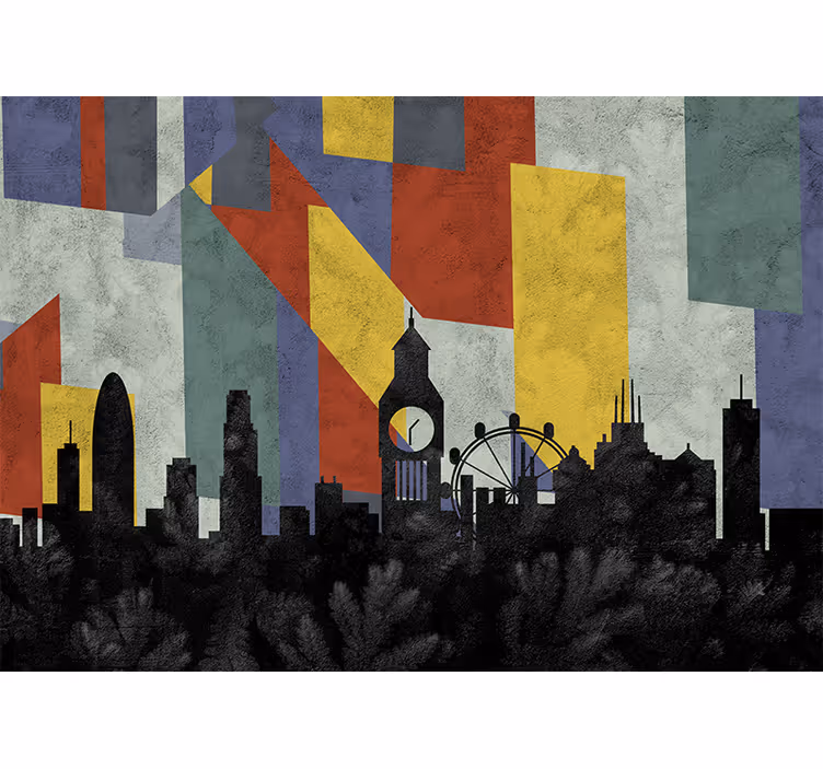 Fotomurale Londra skyline iconico - TenStickers