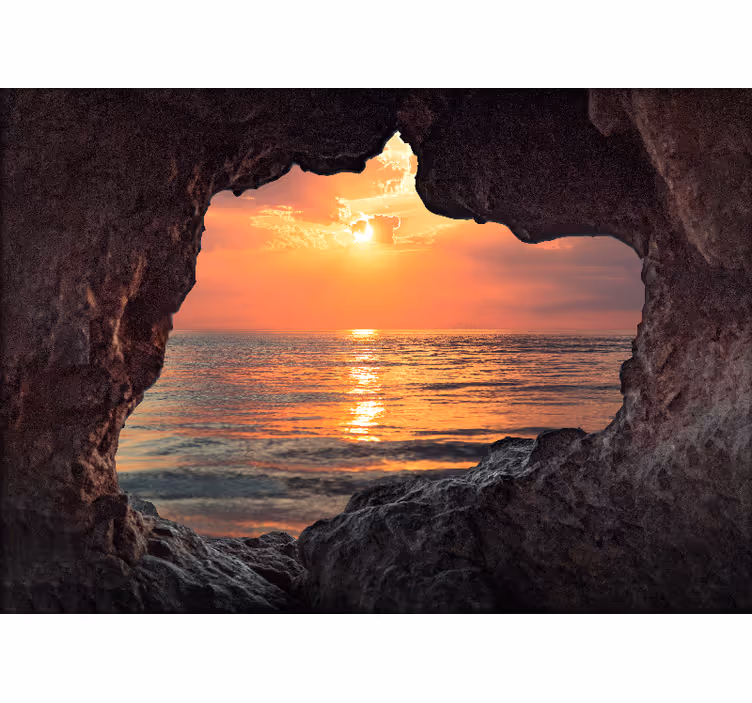 Fotomurale paesaggi vista tramonto mare - TenStickers