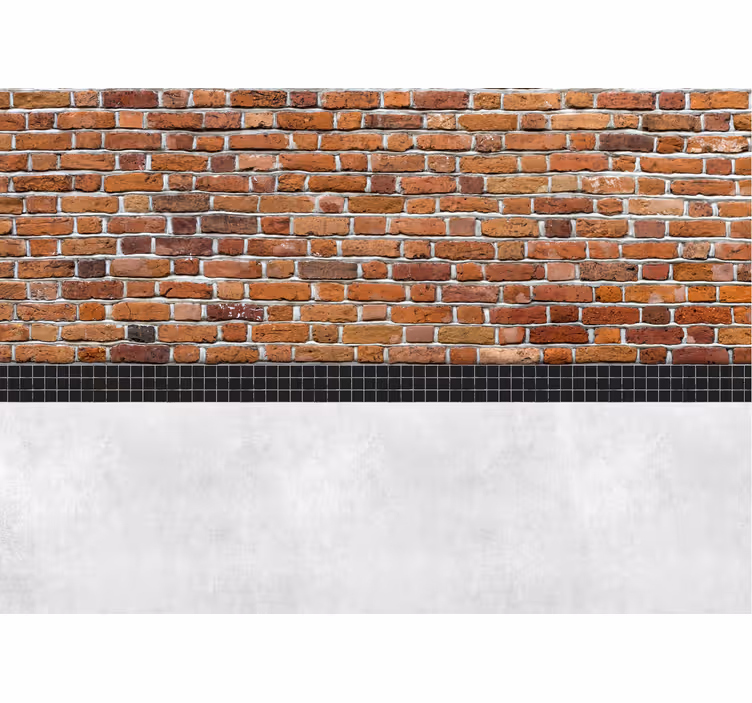 Fotomurale con mattoni rustici - TenStickers