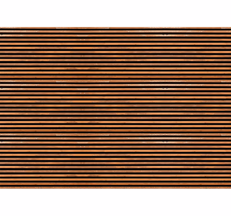 Fotomurale legno listelli orizzontali - TenStickers