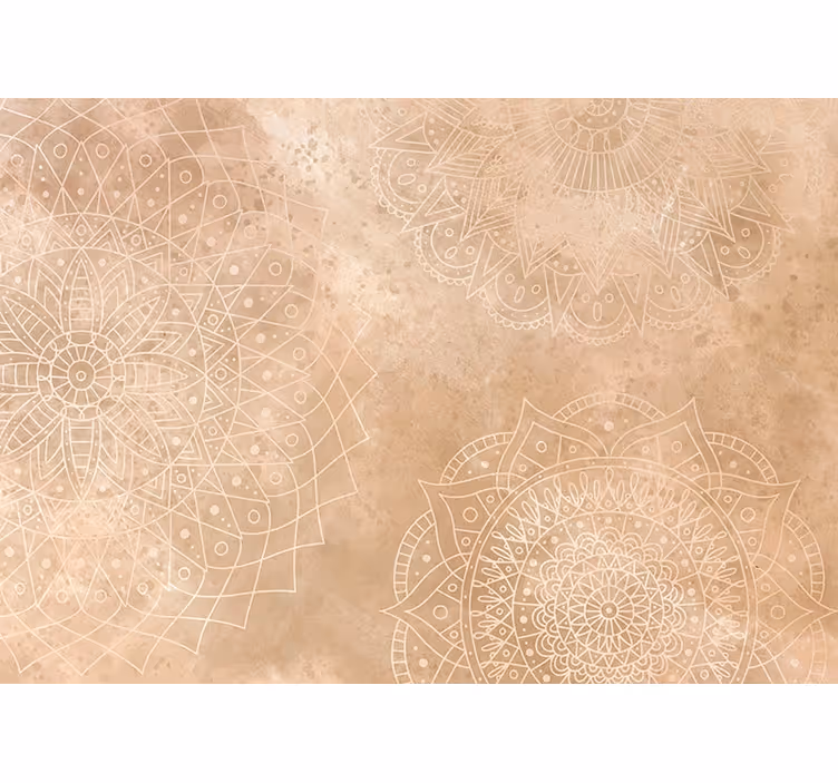 Fotomurale salotto mandala vintage - TenStickers