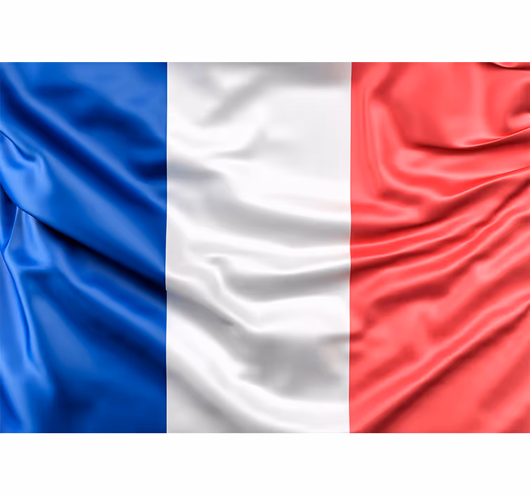 Fotomurali città e paesi bandiera francese - TenStickers
