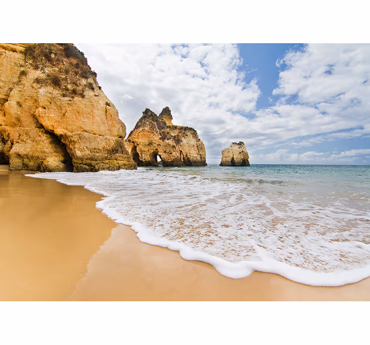 Fotomurale paesaggi vista sulle scogliere sul mare - TenStickers