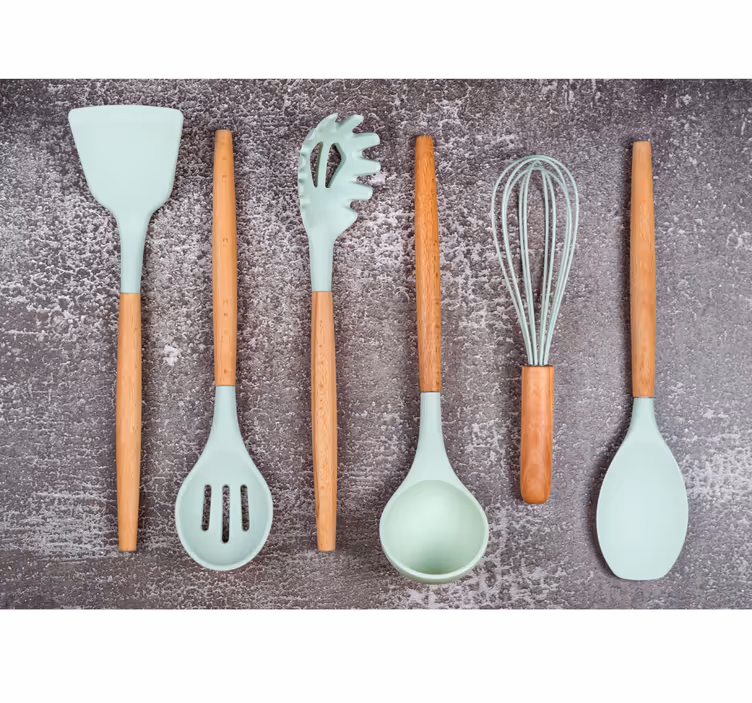 Fotomurale con accessori da cucina - TenStickers