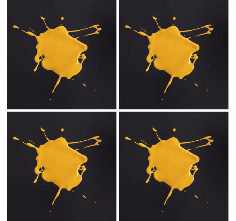 Sottobicchieri texture gialla splash - TenStickers