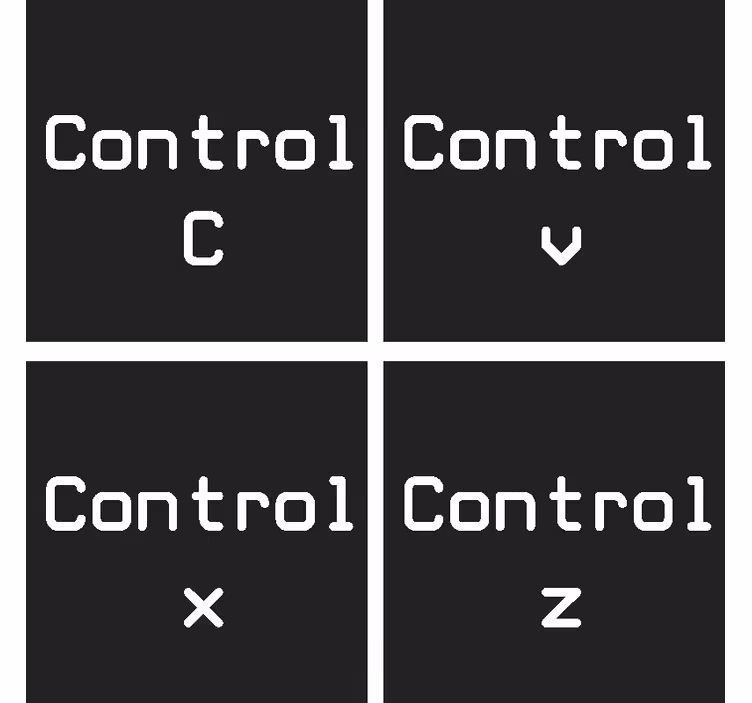 Sottobicchiere vintage Control c + control v - TenStickers