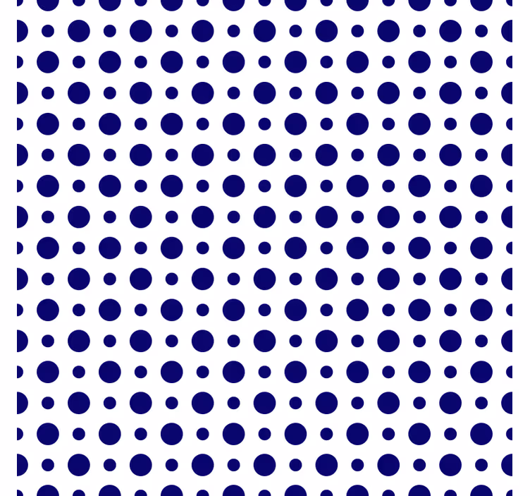 Sottobicchieri con motivo a pois audaci - TenStickers