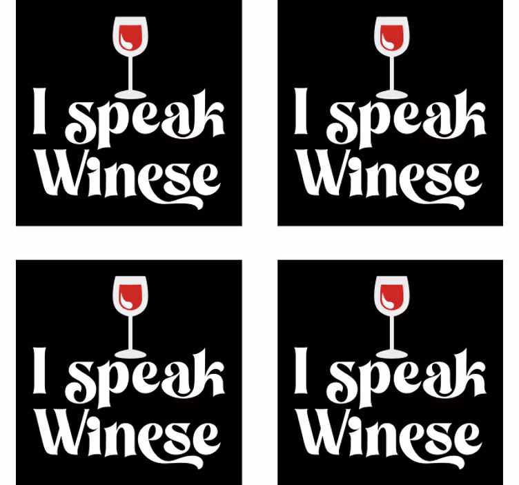 Sottobicchieri birra umorismo calici vino - TenStickers