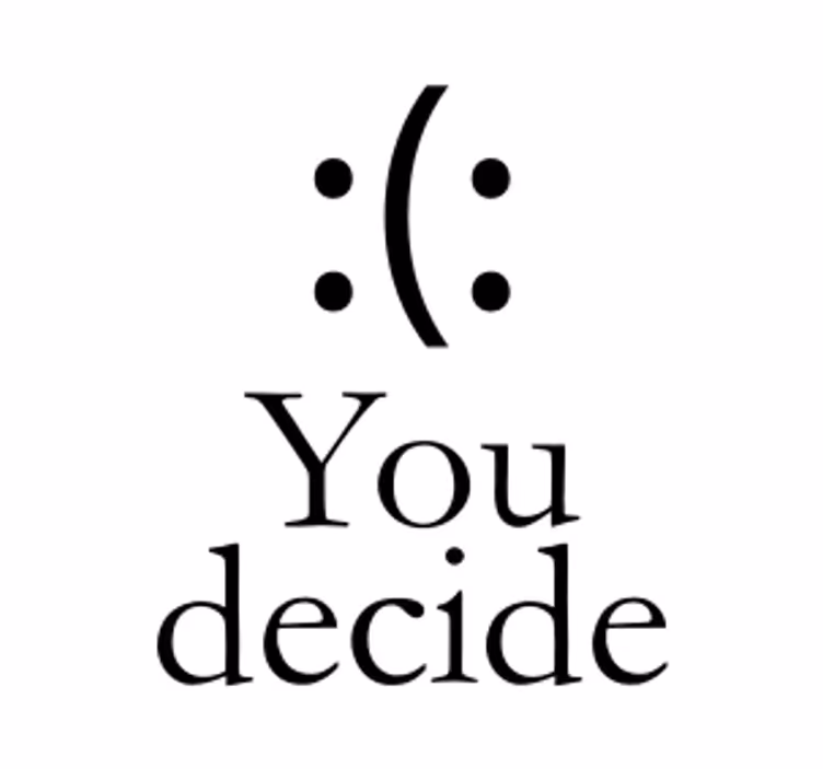 Sottobicchieri con frase dichiarazione emotiva - TenStickers