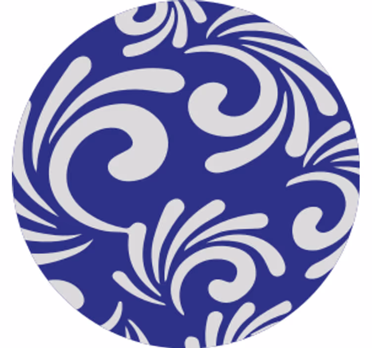 Sottobicchieri motivo a vortice - TenStickers