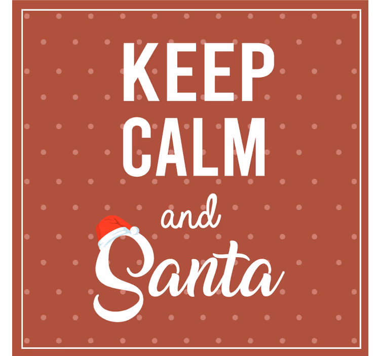 Sottobicchieri natalizi con citazioni festive - TenStickers