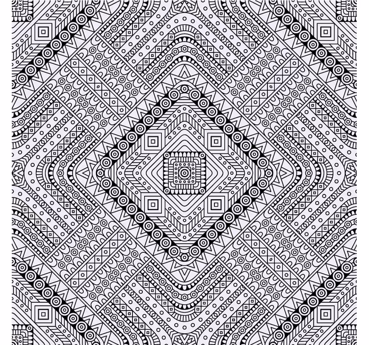 Sottobicchieri composizioni geometriche complesse - TenStickers