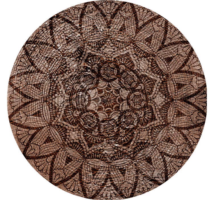 Sottobicchieri motivo di pizzo intricato - TenStickers
