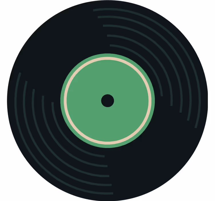 Sottobicchiere  tema vintage Set da discoteca per ogni set - TenStickers