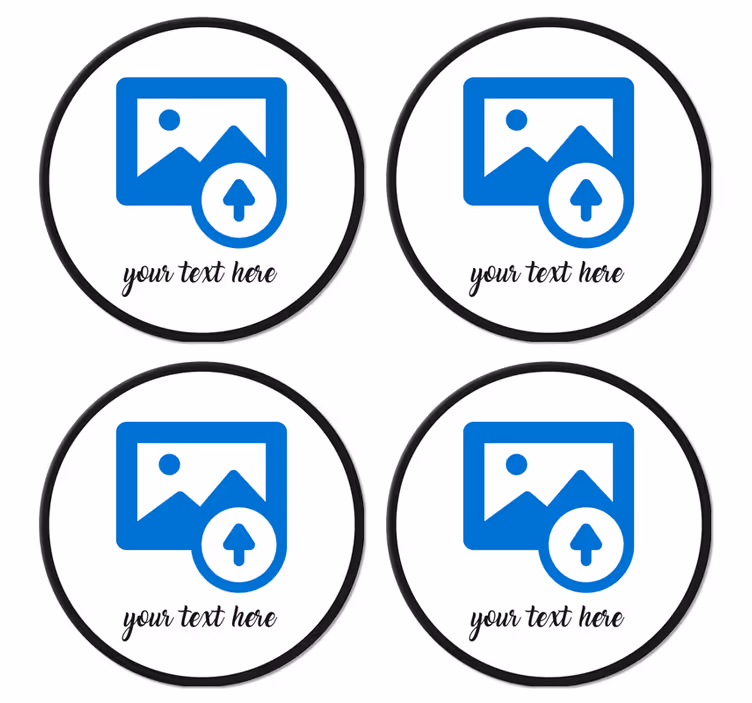 Sottobicchiere con foto personalizzabile - TenStickers