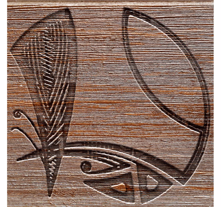 Sottobicchieri motivi in legno intricati - TenStickers