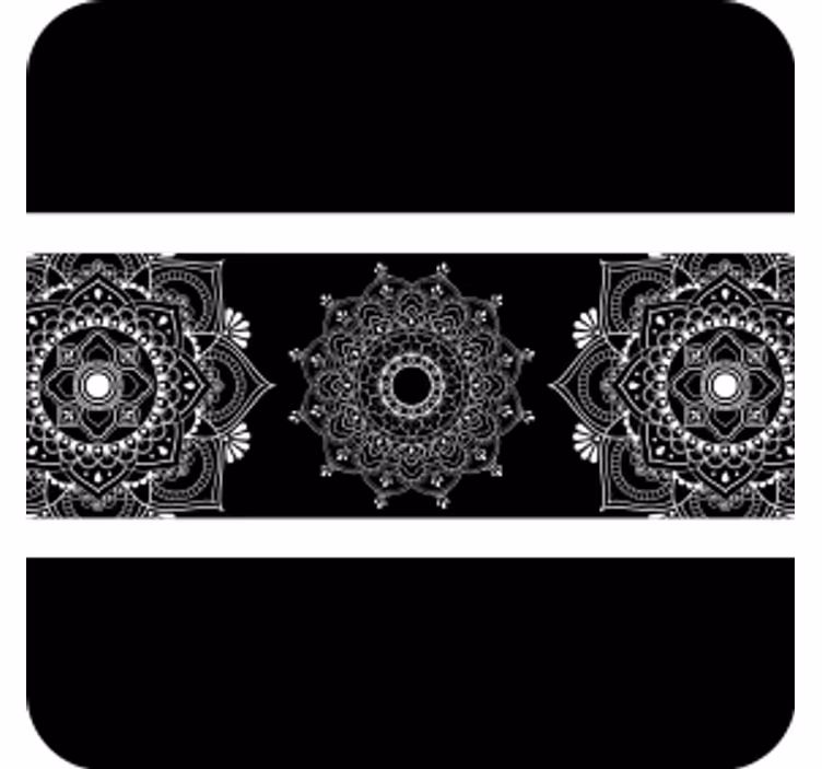 Sottobicchieri motivo mandala complesso - TenStickers