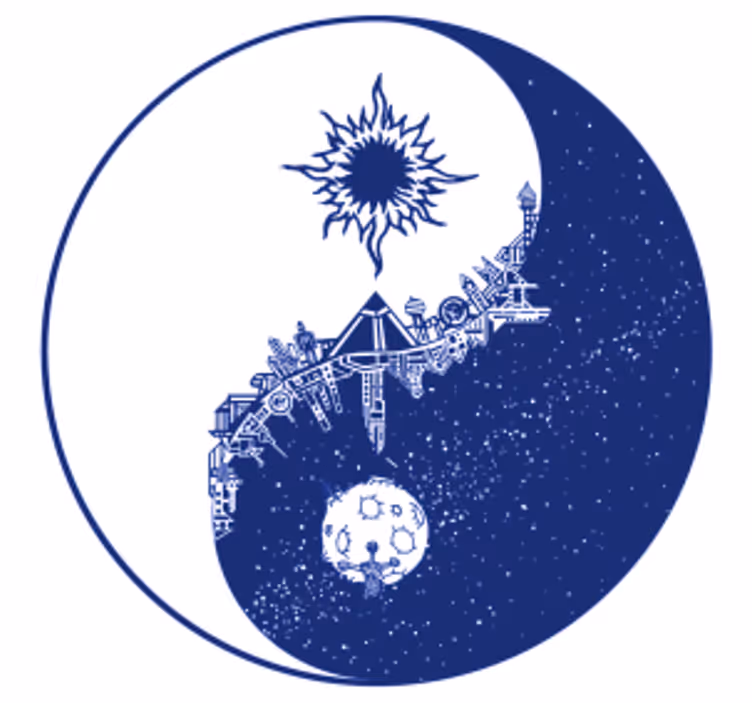 Sottobicchieri birra scena cosmica celestiale - TenStickers