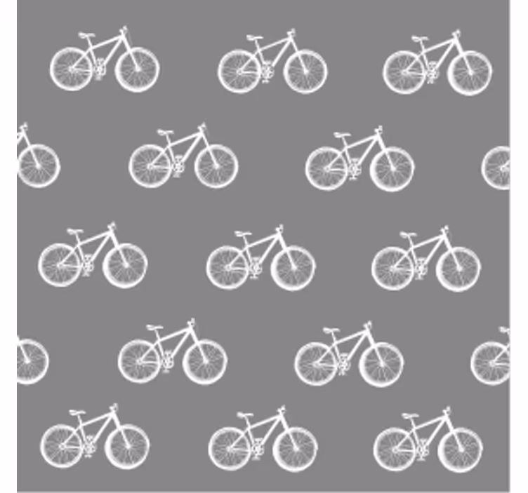 Sottobicchieri moderno motivo a forma di bicicletta - TenStickers