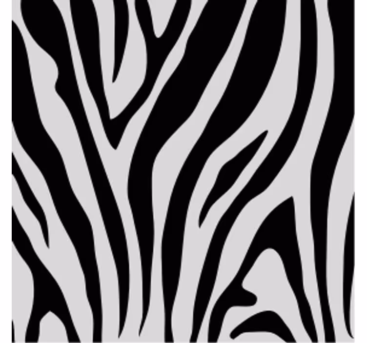 Sottobicchieri a motivo strisce zebra - TenStickers