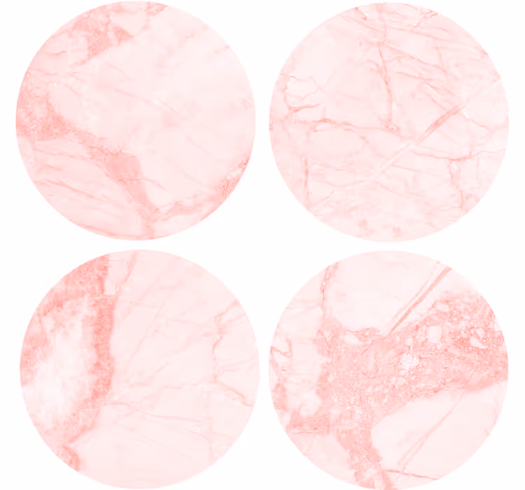 Sottobicchieri marmo rosa texturizzato - TenStickers