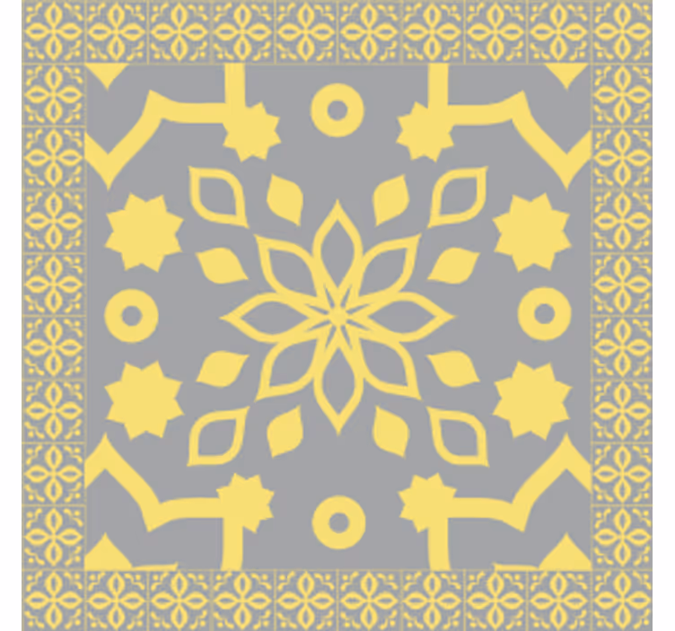Sottobicchieri componenti botanici intricati - TenStickers