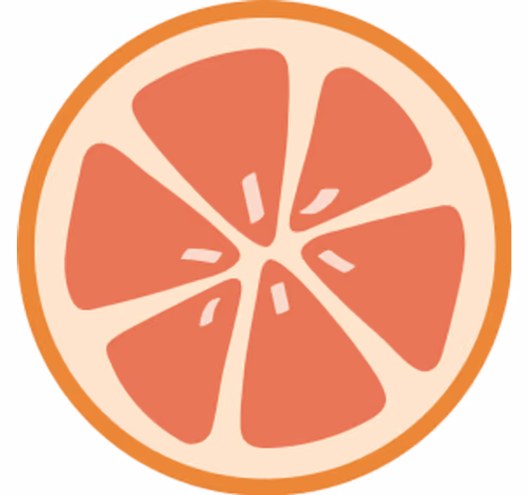 Sottobicchieri birra motivi a fette di agrumi - TenStickers