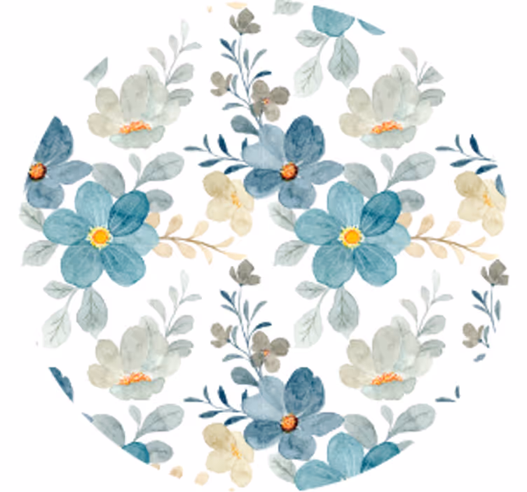 Sottobicchieri moderno finitura botanica testurizzata - TenStickers