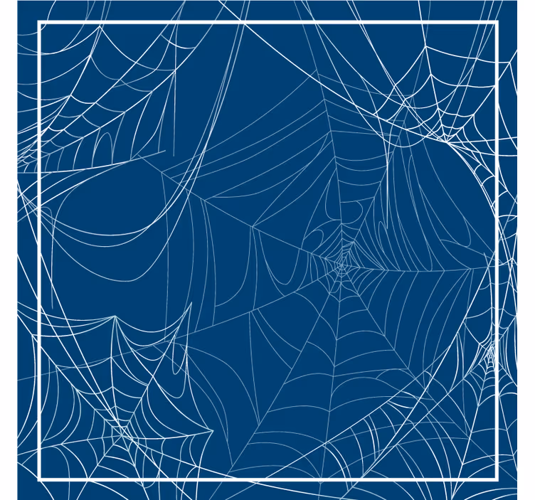 Sottobicchieri Halloween intricato motivo a ragnatela - TenStickers