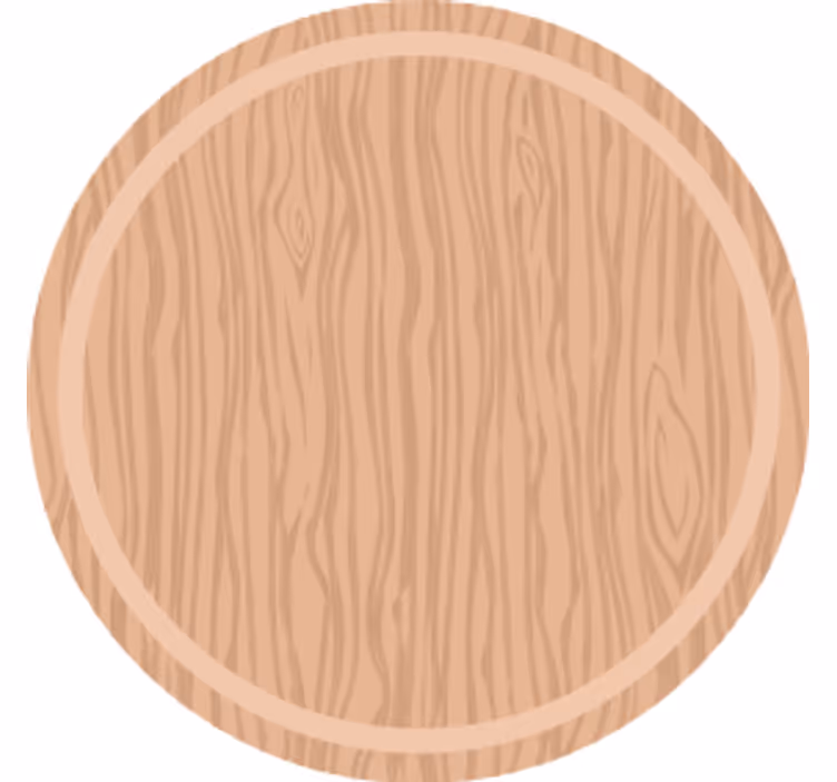 Sottobicchieri superficie effetto legno - TenStickers