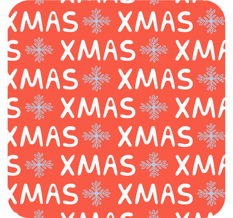 Sottobicchieri natalizi motivo festivo natale - TenStickers