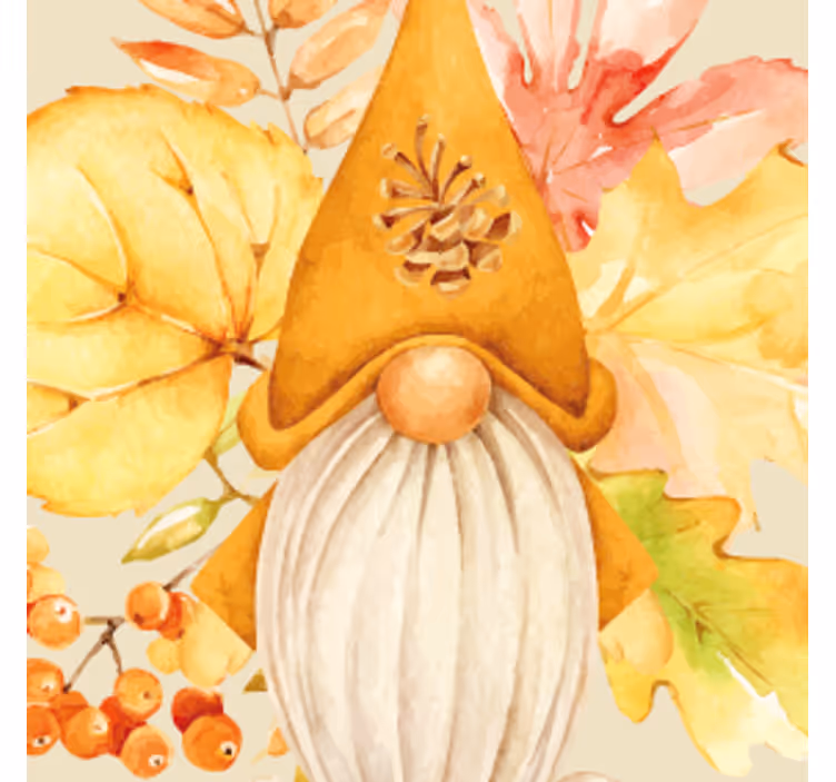Sottobicchieri halloween design gnomi autunnali - TenStickers