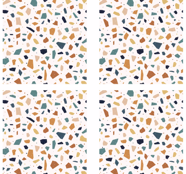 Sottobicchieri birra superficie a terrazzo - TenStickers