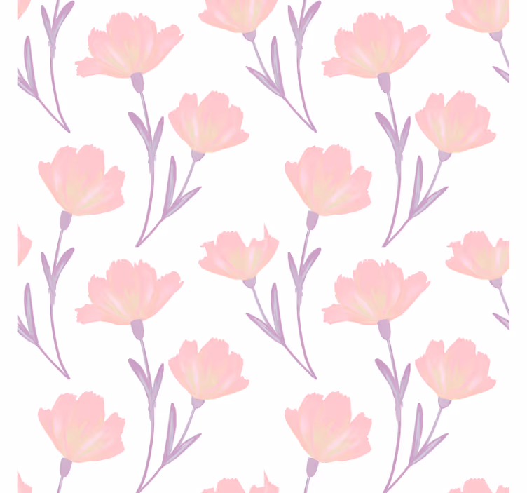 Sottobicchieri stampa con motivo floreale - TenStickers