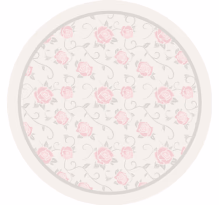 Sottobicchieri vintage con motivo floreale vintage - TenStickers