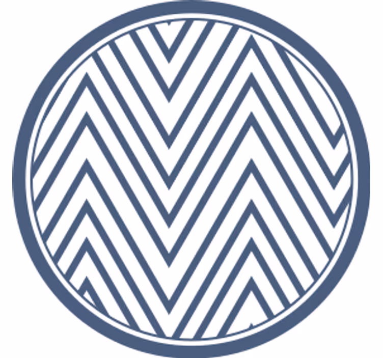 Sottobicchieri superficie a motivo chevron - TenStickers