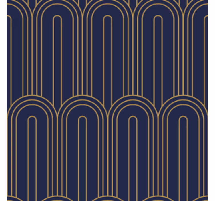 Sottobicchieri motivo linee curve - TenStickers