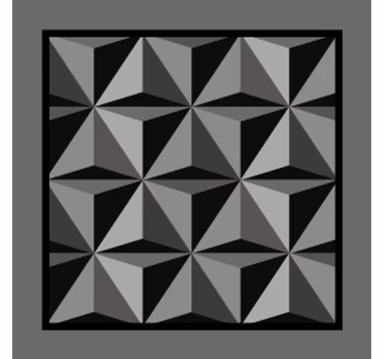 Sottobicchieri con motivo a forma geometrica - TenStickers