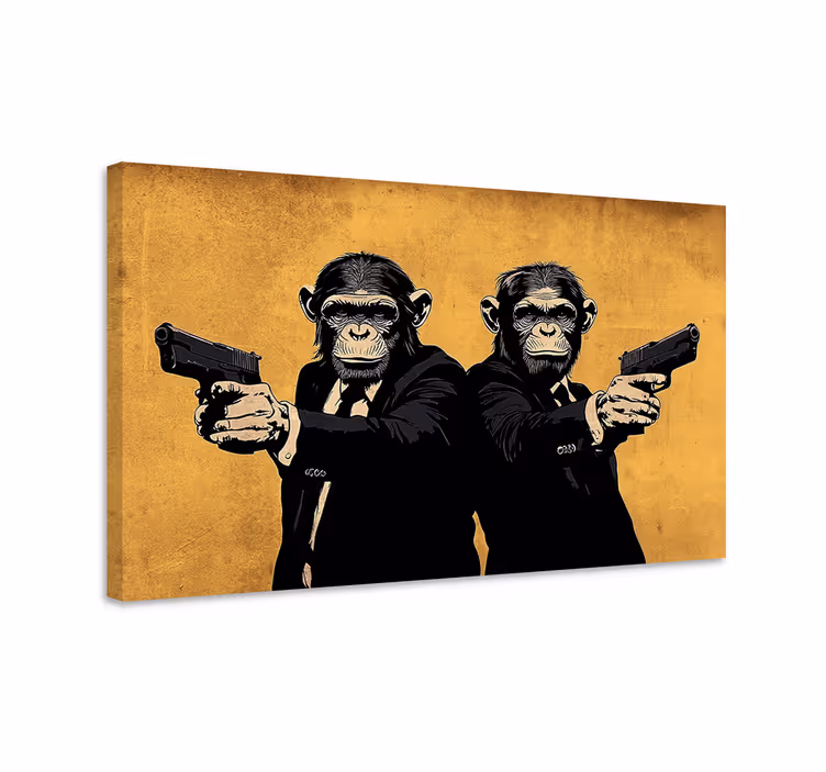 Dipinto arte pulp fiction - TenStickers