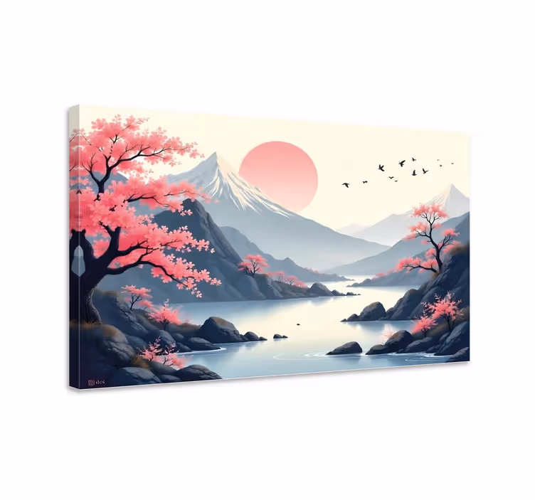 Quadro paesaggio giapponese - TenStickers