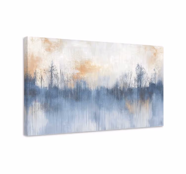 Quadro paesaggio foresta artistica - TenStickers