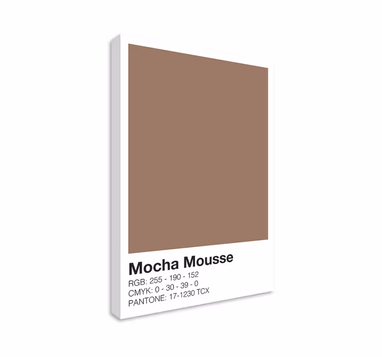 Quadro moderno composizione del colore mocha - TenStickers