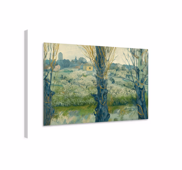 Dipinto arte vista di arles van gogh - TenStickers