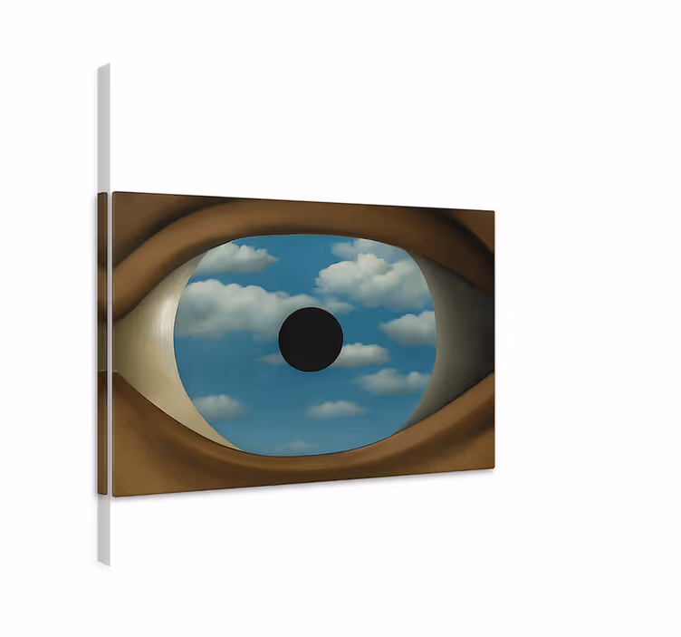 Dipinto arte lo specchio falso - TenStickers