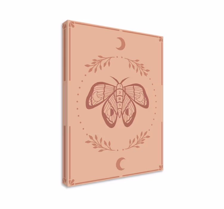 Dipinto farfalle stile boho - TenStickers